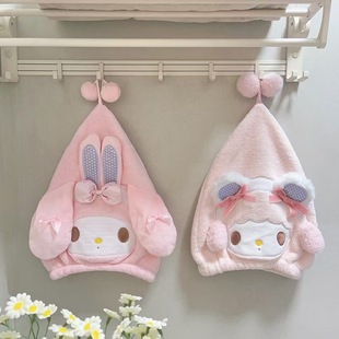 Girl's Heart Cute Cartoon American Emperor Sheep and Goat High-value Hair Wrapping Scarf Dry Hair Scarf Household Water Absorbing Wipe Headscarf Dry Hair Hat