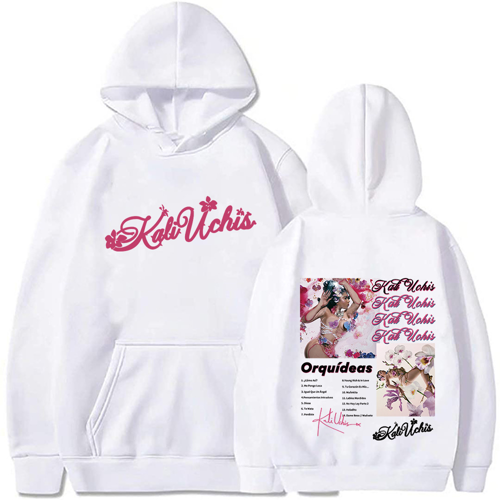 Kali Uchis Orquideas Album Hoodie Singer Merch Hip Hop