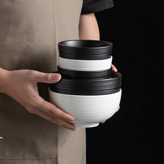 Home-style set of fine porcelain tableware, pure white, high-end aesthetic, minimalist rice bowl set, elegant moving-in tableware