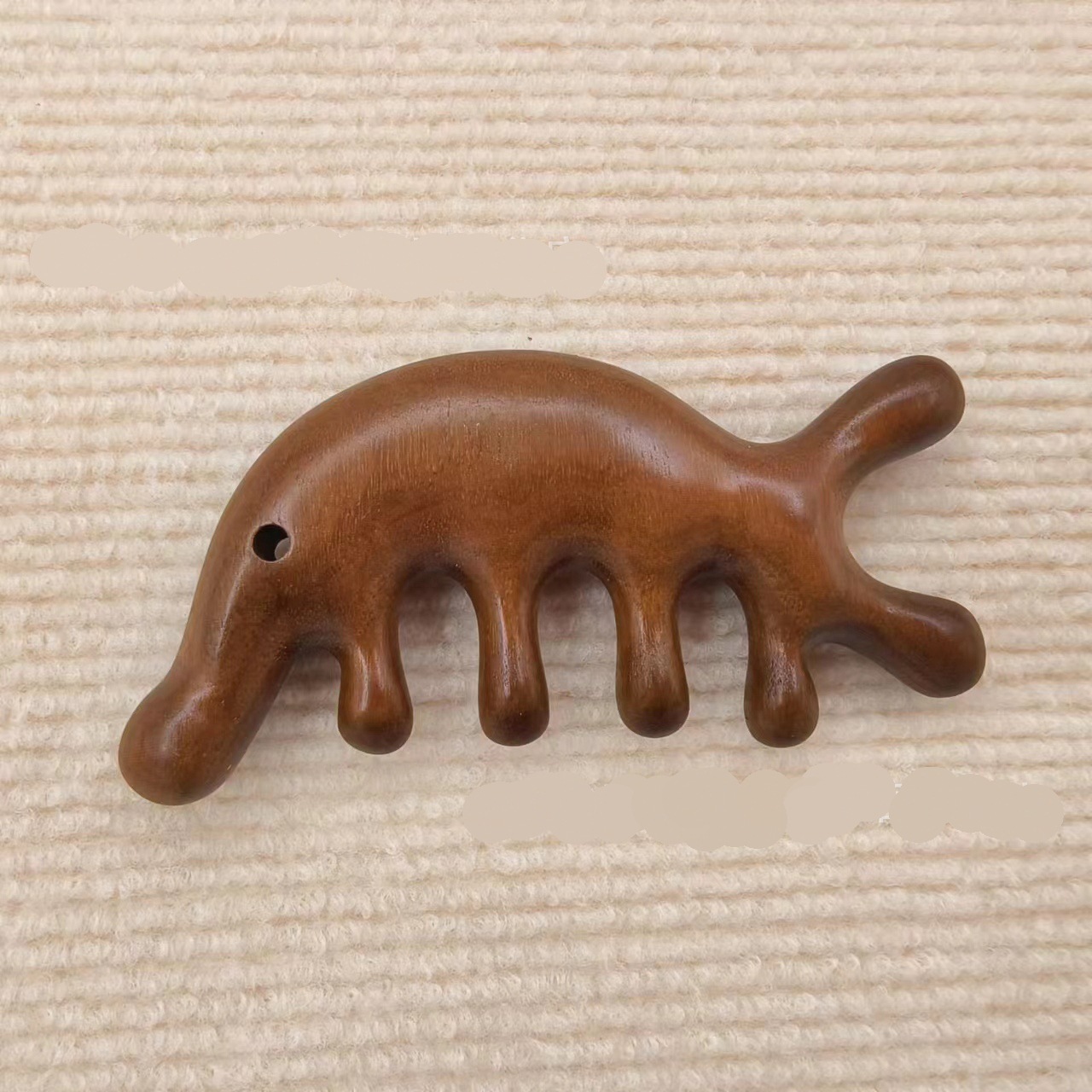 Golden Sandalwood Massage Comb-Porcupine