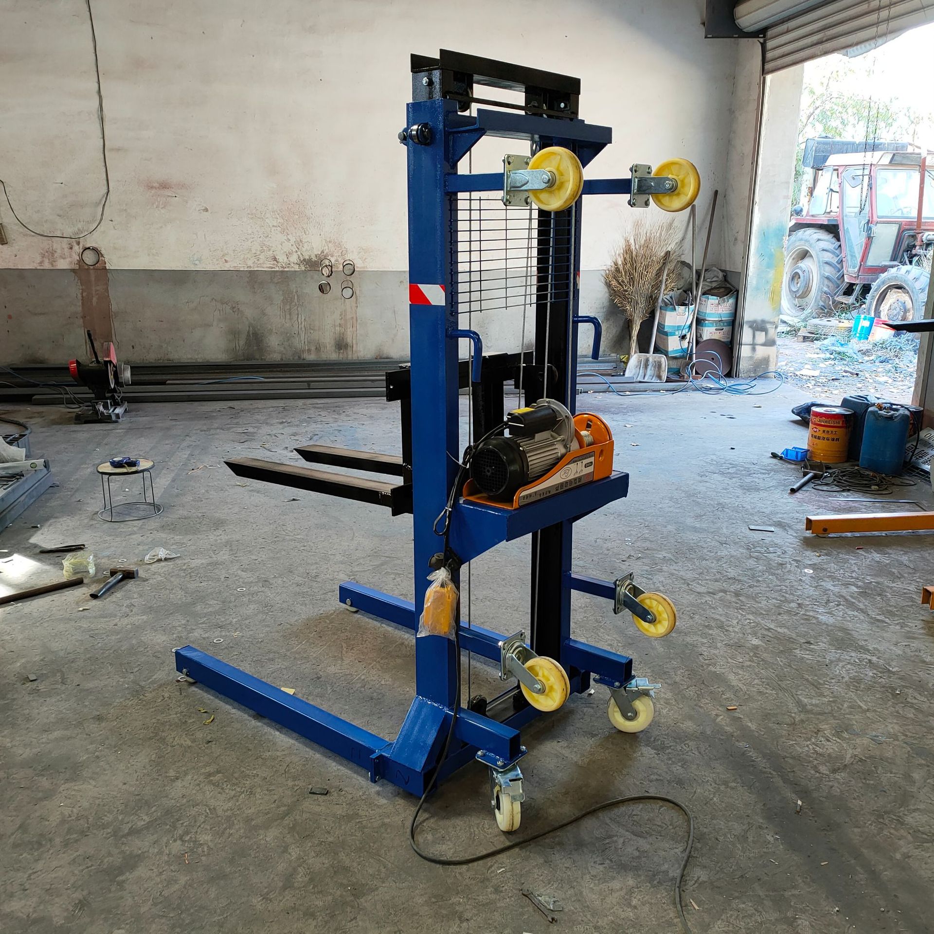 现货建筑工地空心砖上砖机工地无线遥控电动升砖机自动装卸上砖机