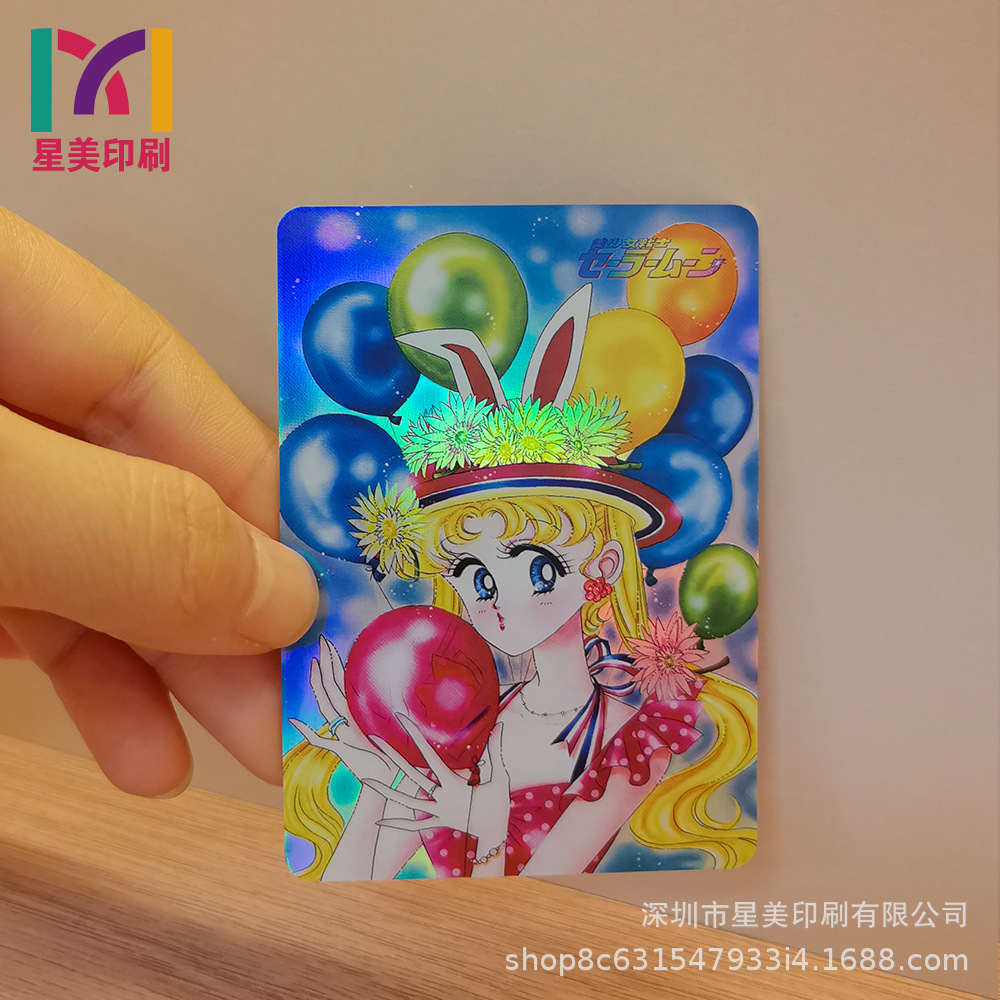 Source manufacturer processes custom game flashcards and anime flashcards with one-stop customization service