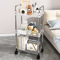 Аcrylic cart, книжный шкаф для кровати, многоуровневая система хранения