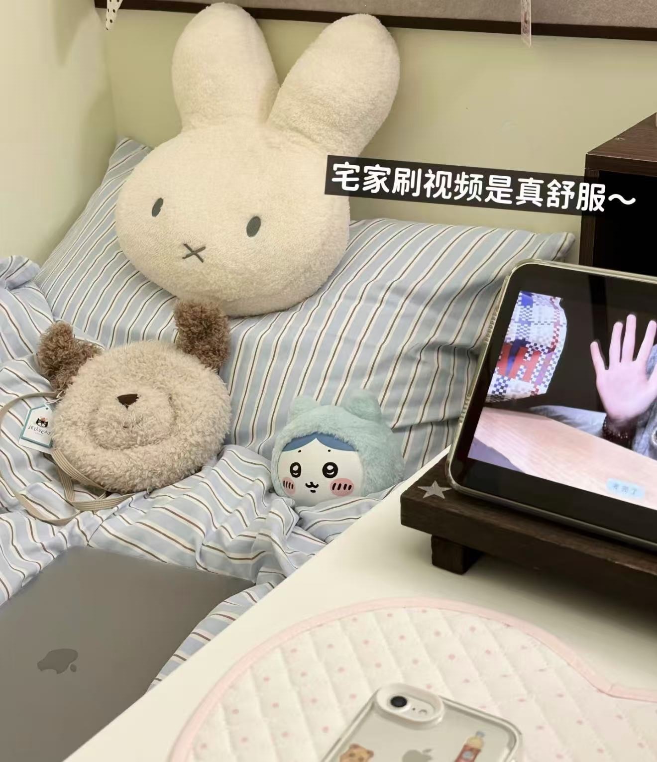 Miffy Rabbit Doll Rabbit Head Pillow Bear Head Cushion Dormitory Bedside Cushion Office Chair Cushion Nap Pillow Wholesale
