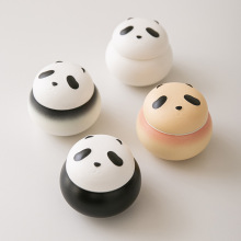 可爱熊猫陶瓷茶叶罐小号密封罐干果储藏罐迷你糖果罐家用摆件送礼