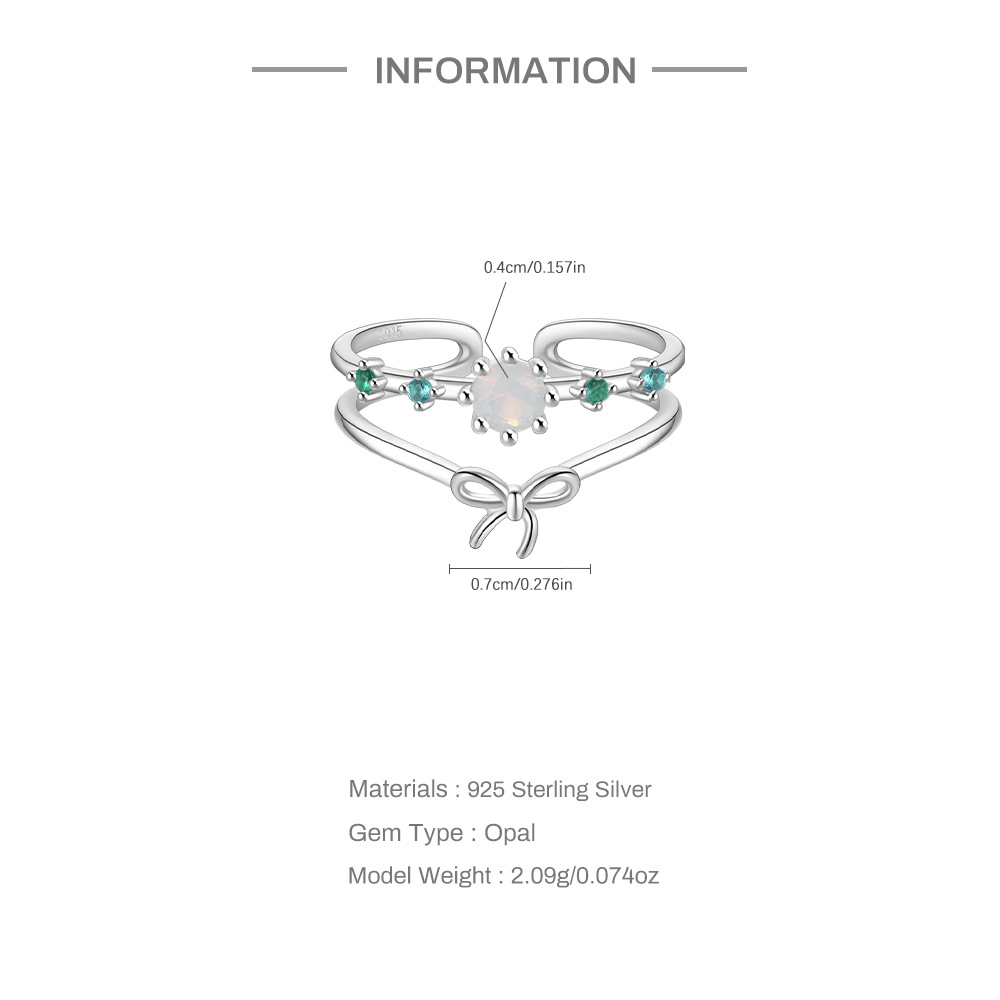 4g Weight Zircon Inlay Material Open Rings Classification Adjustable Ring Size 1 Piece Quantity Daily Occasion 925 Sterling Silver Material Geometric Pattern Women's Gender Plating, Inlay Design Simple Style Style 925 Sterling Silver Zircon Geometric Open Rings 无