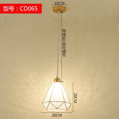 Lámpara de comedor de tres cabezas creativa lámpara de mesa de comedor personalizada moderna minimalista nórdica pequeña lámpara de pasillo de barra de estilo industrial