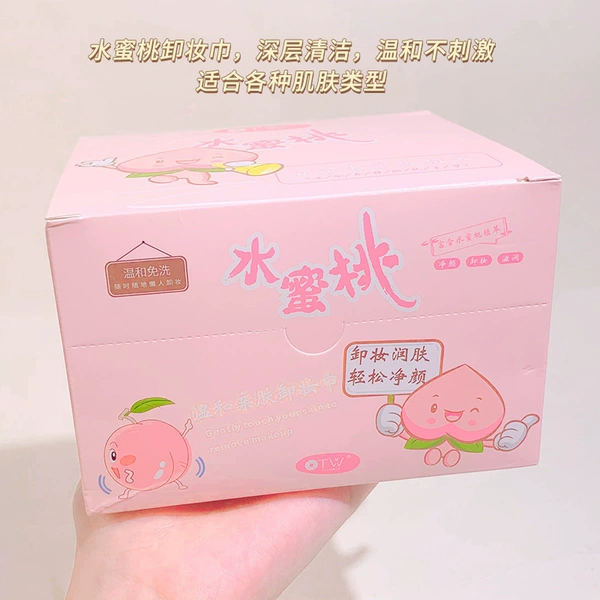 Peach Makeup Removing Scarf