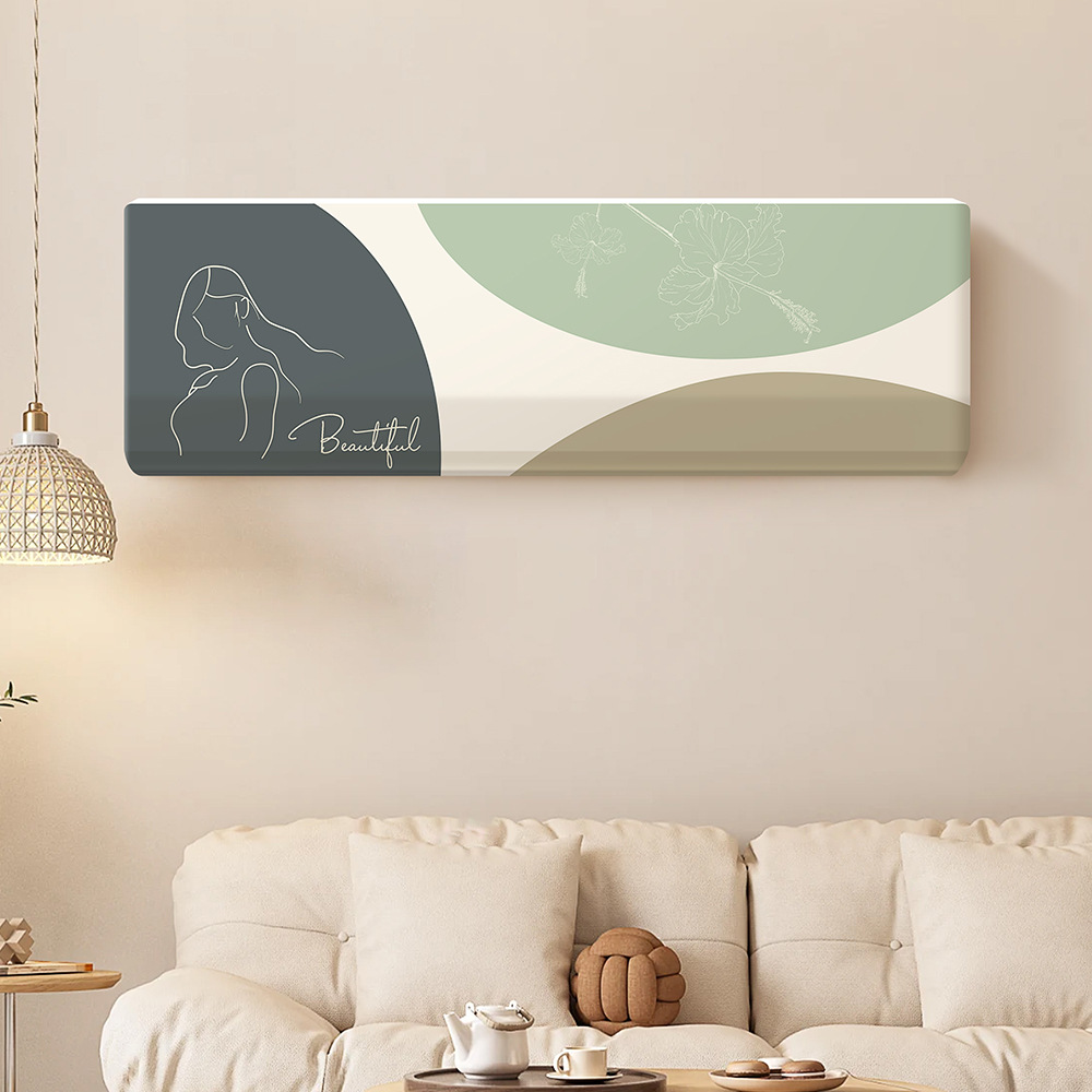 Aire acondicionado cubierta a prueba de polvo colgante general tipo de pared aplicable a la belleza de la cubierta de todo incluido Heigree Xiaomi 2024 nuevo