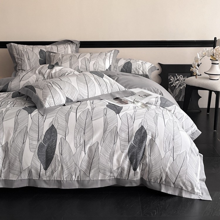 100% algodón molido, sábanas de cama de algodón