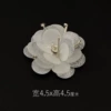 Silver white flower F1007