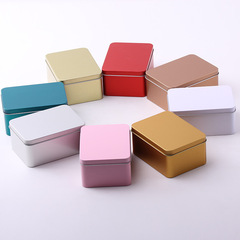Tin Box for Coffee Beans, Iron Can Square Cookies, Metal Box Packaging, Tea Can