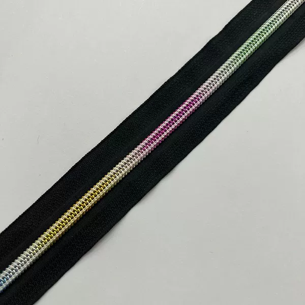 5# black cloth colorful teeth (loose cut, no hair)