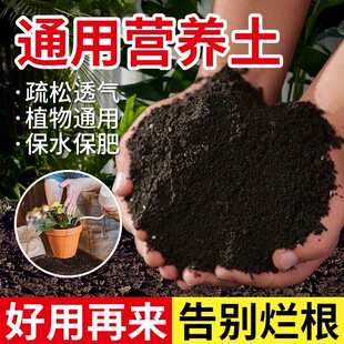 Nutrient Soil for Flower Cultivation, General-Purpose Vegetable Planting Soil, Special Flower Soil for Succulents, Household Potted Planting Flower Soil, Fermented and Loose Soil