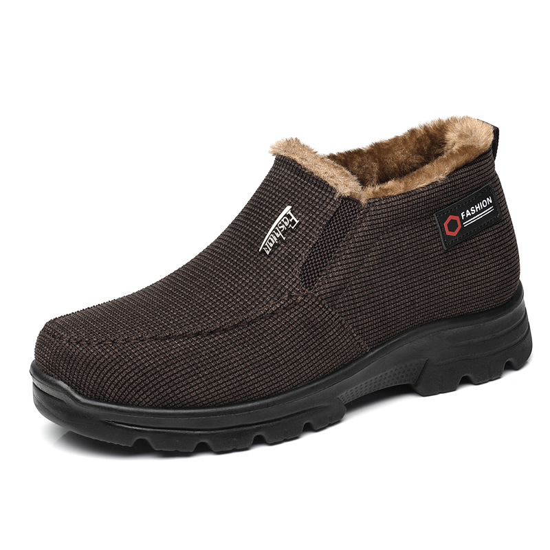 Herrenschuhe Winter Alte Peking-Stoffschuhe große Herren-Baumwollschuhe warm plus samtverdickter trendiger All-Match-rutschfeste Freizeitschuhe für Herren_voghion.com