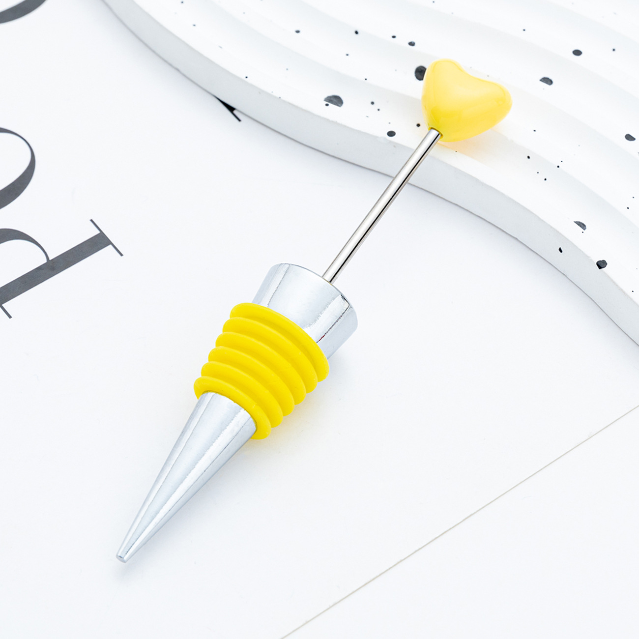 Nuevo DiDi Cuadrado amor tapón de vino cónico tapón de silicona tapón de vino de boda tapón de champán tapón de vino