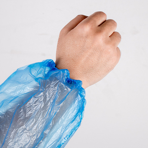 Disposable sleeves, thickened waterproof PE plastic sleeves, kitchen and dining oil-proof sleeves, extended sleeves, anti-work sleeves