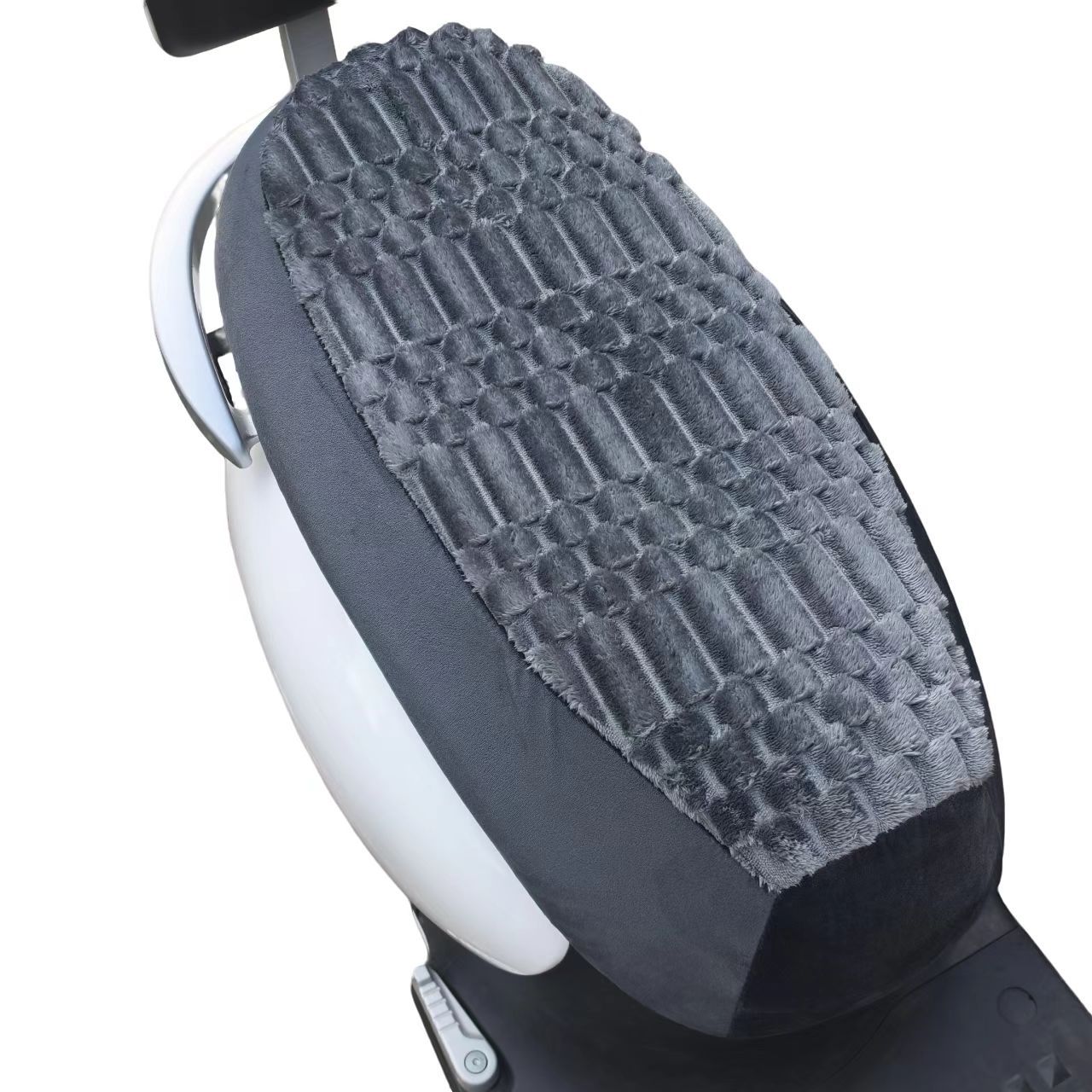 Cojín de algodón para automóviles eléctricos, cojín de motocicleta caliente y cojín de lana, cojín de otoño y invierno para protegerse del frío Yadi Emma