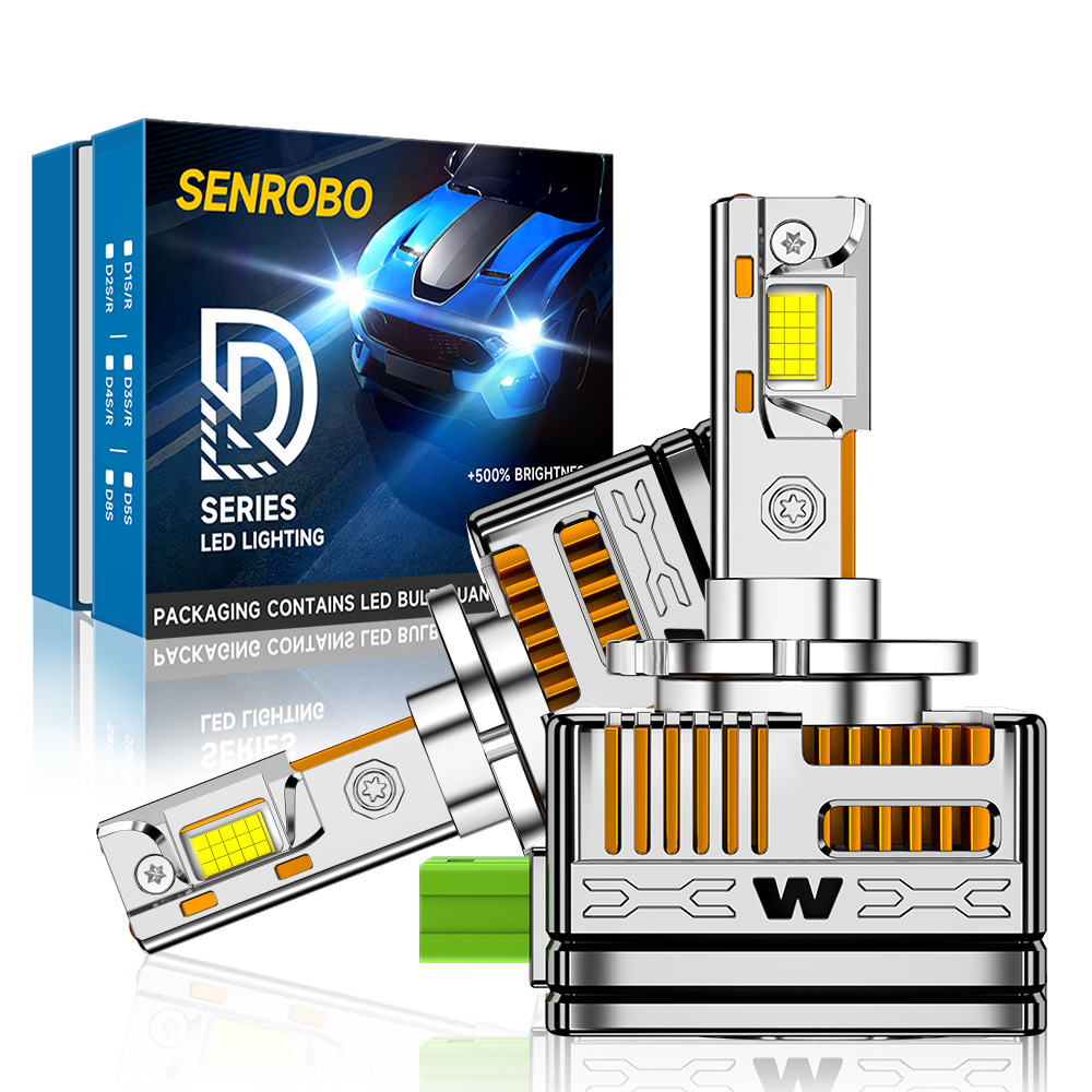 SENROBO nueva serie D directamente enchufado en un solo automóvil LED faro D1S bombilla D3SD2SD4SD5Sled