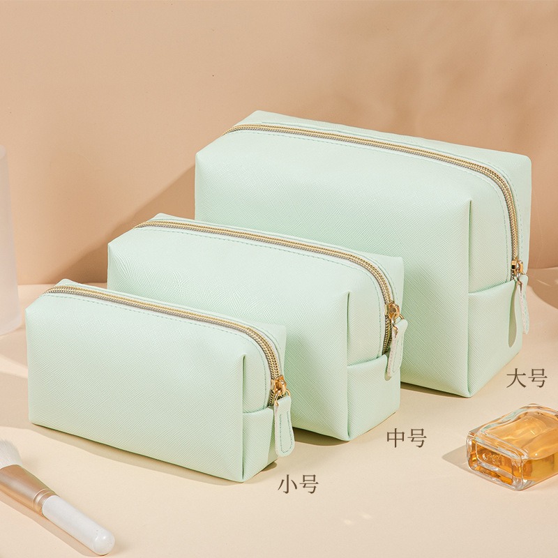 Comercio exterior damas bolsa de maquillaje de ocho ángulos viaje portátil lavado almacenamiento lindos bolsa cuadrada impermeable cosméticos