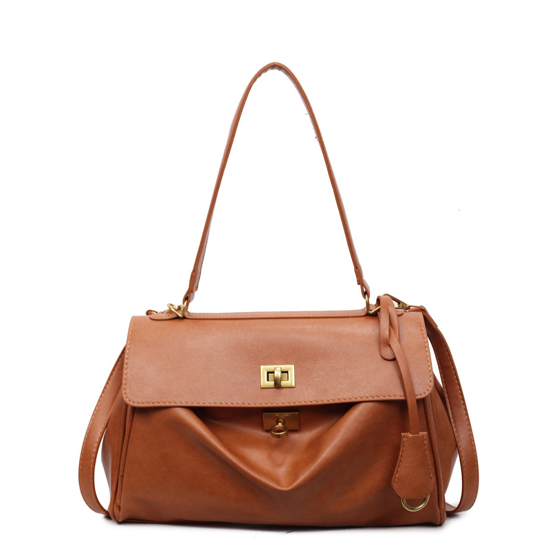 Bolso, bolso de hombro de alta calidad, bolso de hombro de gran capacidad, bolso de transporte de trabajo casual.