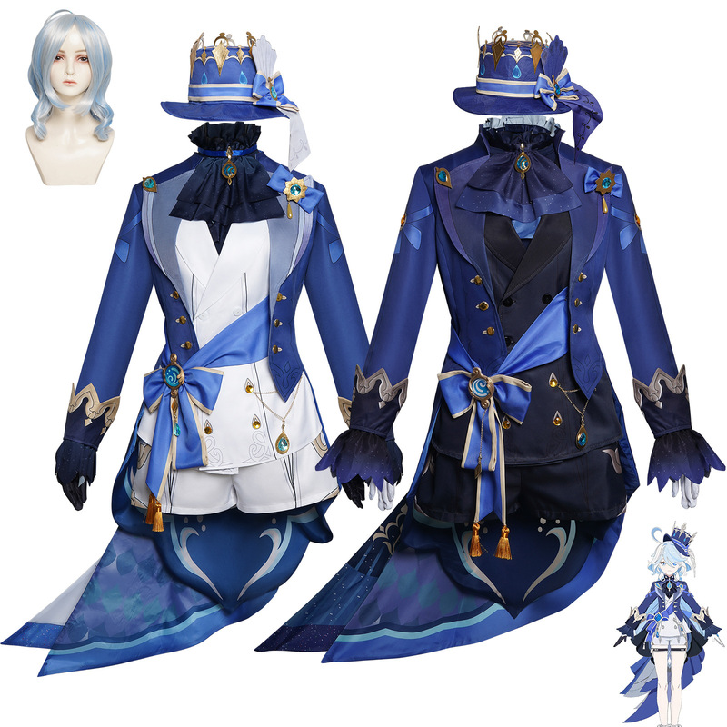 Funina Cosplay Costume Fontaine Black Water God Costume Fucalos Cosplay Costume Anime Performance Costume