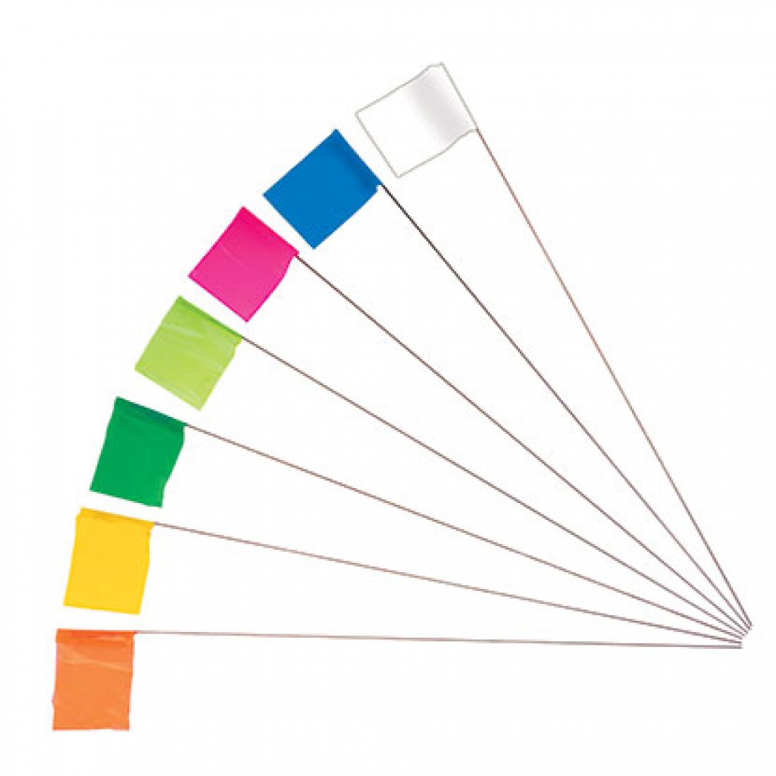 PVC 警示旗  铁丝警示旗 标志旗