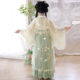 Green Mori Girls' Hanfu suit 2025 New Antique Super Fairy dress Ancient Princess Dress Children's Baby