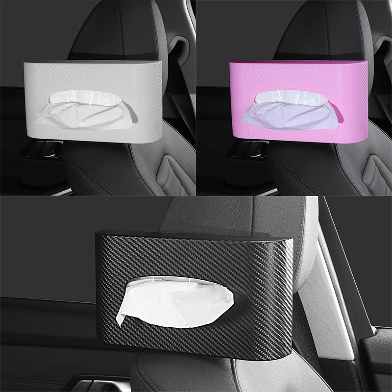 Caja de toallas de papel multifuncional para automóviles, caja de extracción de papel multifuncional para automóviles, lote de caja de toallas de papel creativa fija