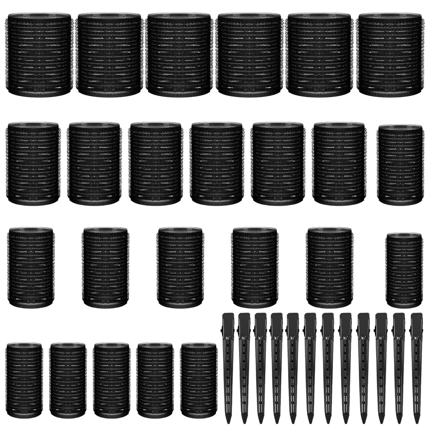 En stock suministro de Comercio Exterior Herramientas de peluquería multi-capa de plástico rizador de pelo rizador traje flequillos rizador de pelo