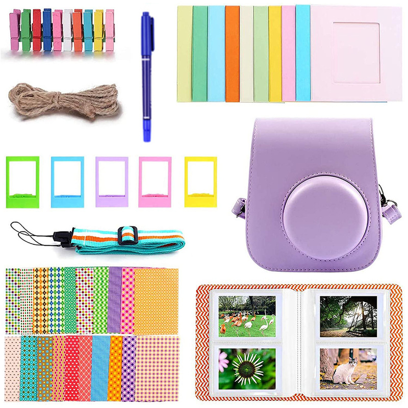 Polaroid Instax Mini 11 accessories suit 8-in-1 camera bag shoulder strap photo album photo frame