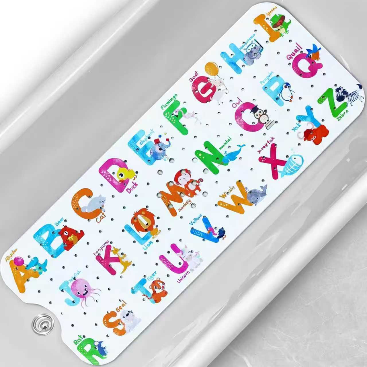 Alfombrilla antideslizante para baño con diseño de océano de dibujos animados para niños de Amazon, alfombrilla antideslizante para piscina, baño, alfombrilla antideslizante