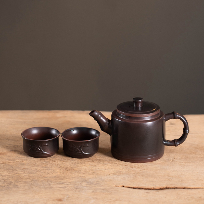 Purple Clay Teapot by a Master Craftsman, Fully Handmade, the "Happiness and Prosperity" Phoenix Teapot, Household Tea Set, Teapot Specifically for Brewing Tea Purple Clay Teapot by a Master Craftsman, Fully Handmade, the "Happiness and Prosperity" Phoenix Teapot, Household Tea Set, Teapot Specifically for Brewing Tea