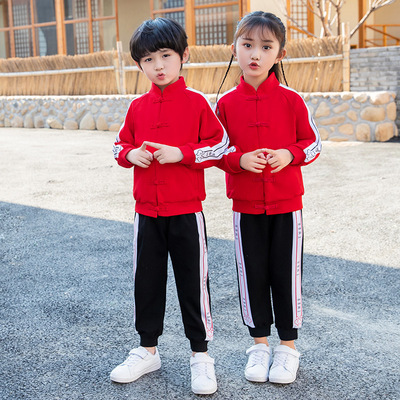 春秋季运动会棒球服套装小学生校服学院风班服幼儿园园服一件代发