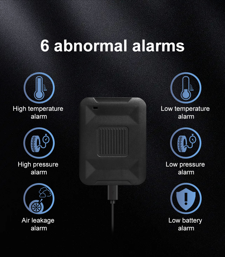 Careud/Kaiyou Motorcycle Car Mobile Phone App2 Wheels 4 Wheels 6 Wheels Bluetooth Tire Pressure Monitor Tpms