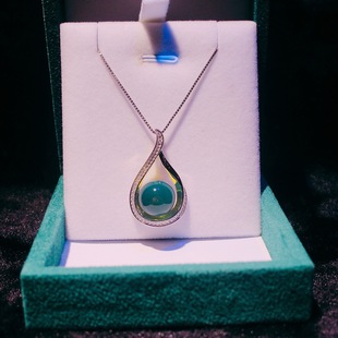 11mm Mexico Lamper Seiko Inlaid S925 Silver Pendant 3A Water Purification high quality Source Factory Direct Batch