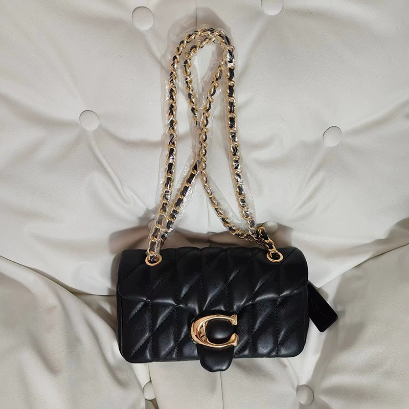 Сумка через плечо Coach Tabby 26, стежка из овчины с ромбовидной стежкой, односторонняя кроссбоди, малые и крупные размеры