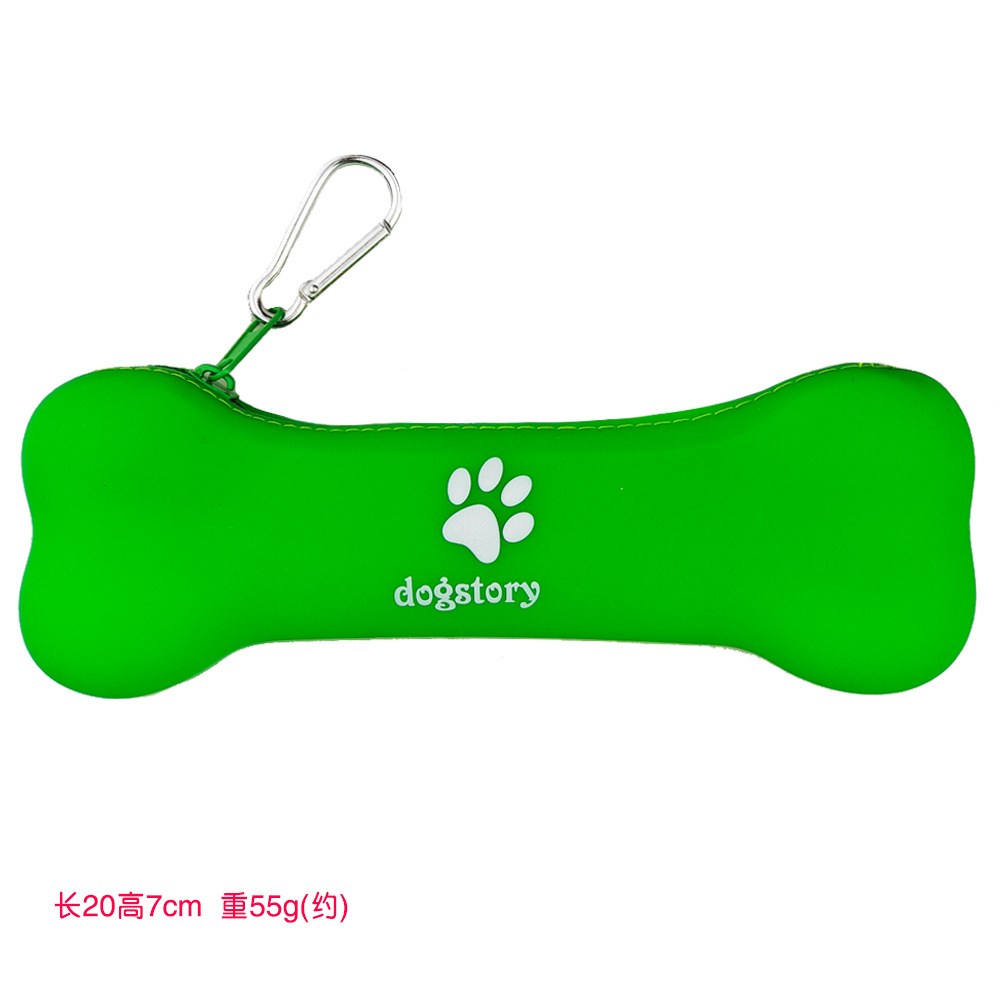 Bolsa de merienda de silicona al aire libre bolsa de entrenamiento para mascotas perro bolsa de entrenamiento al aire libre bolsa de cintura portátil con hebilla colgante Nuevo
