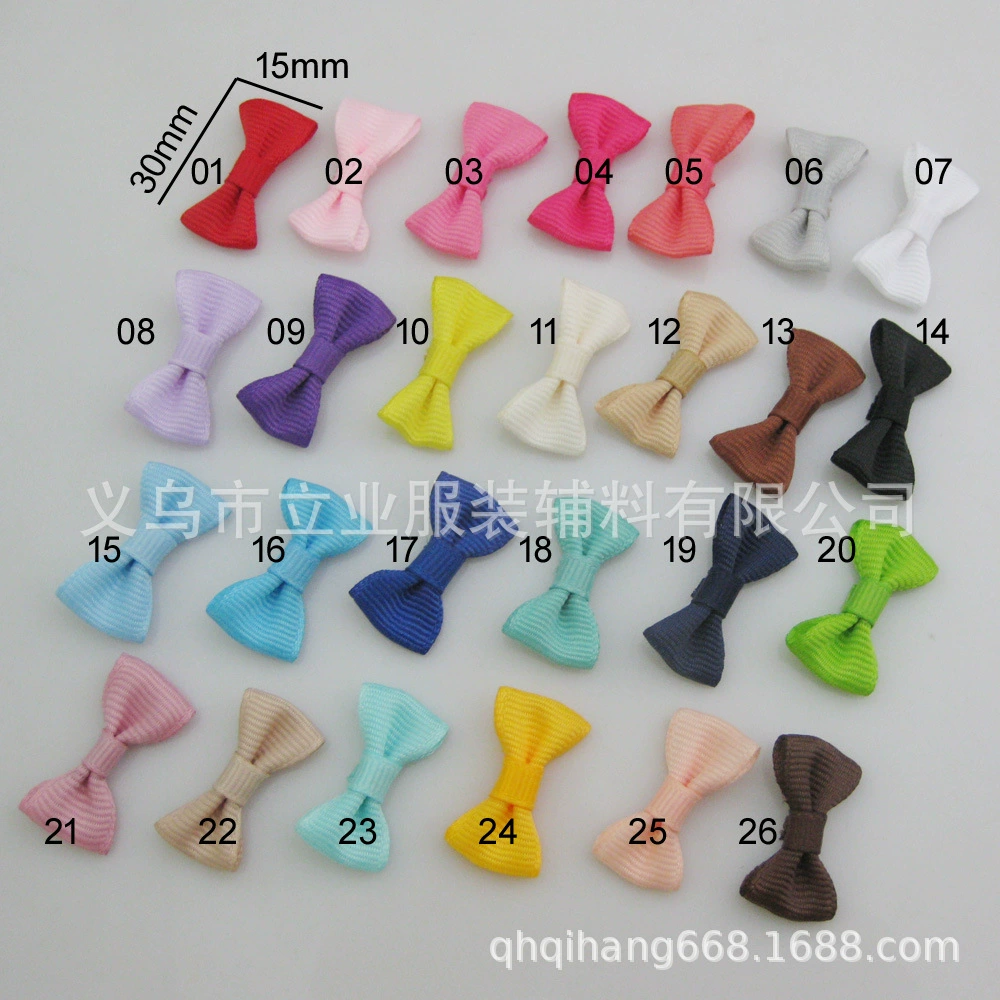 Глянцевая ребро длиной около 3 см с бантом, головной убор, шпилька, галстук-бабочка, одежда, ленточный галстук-бабочка, многоцветный по желанию