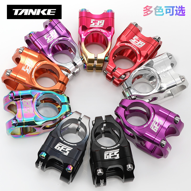 Tanke Mountain Bike Stem Hollow Downhill 31.8mm Short Stem High Strength Cnc Faucet Accessories