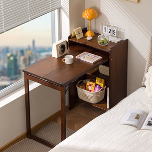 Wholesale Folding Desk Bookcase Integrated Small Apartment Bedroom Computer Desk Home Student Children Study Table Study Office