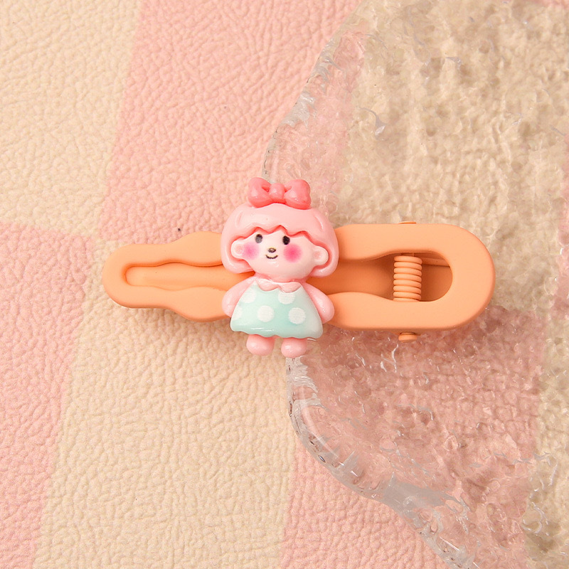 Primavera nueva historieta Sanrio oval metal horquilla linda chica dulce lado Bangs hairpin tocado