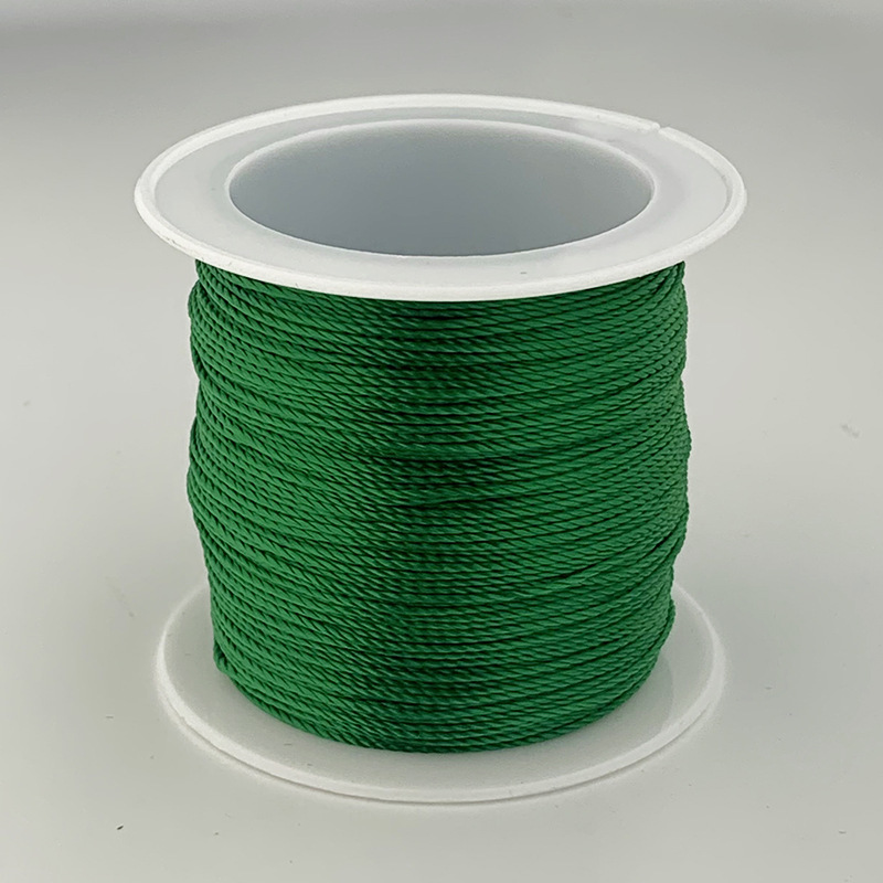 12 hilos de alambre trenzado hilo rojo hilo de color Morandi cuerda trenzada collar cuerda cuerda trenzada a mano material de bricolaje