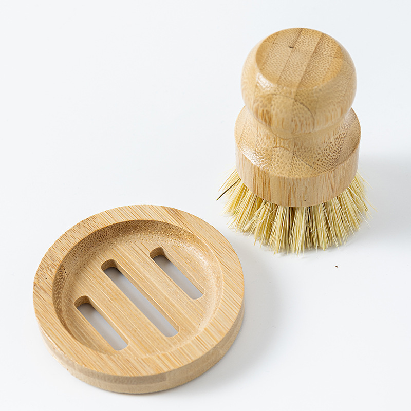 Nanzhu 사이잘삼 + 둥근 대나무 홀더