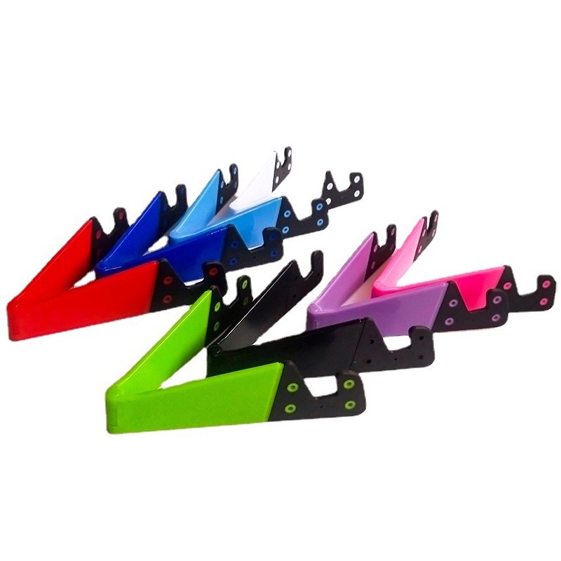 soporte de teléfono móvil tablet V-shaped tablero de escritorio soporte plegable perezoso mini soporte de teléfono móvil portátil