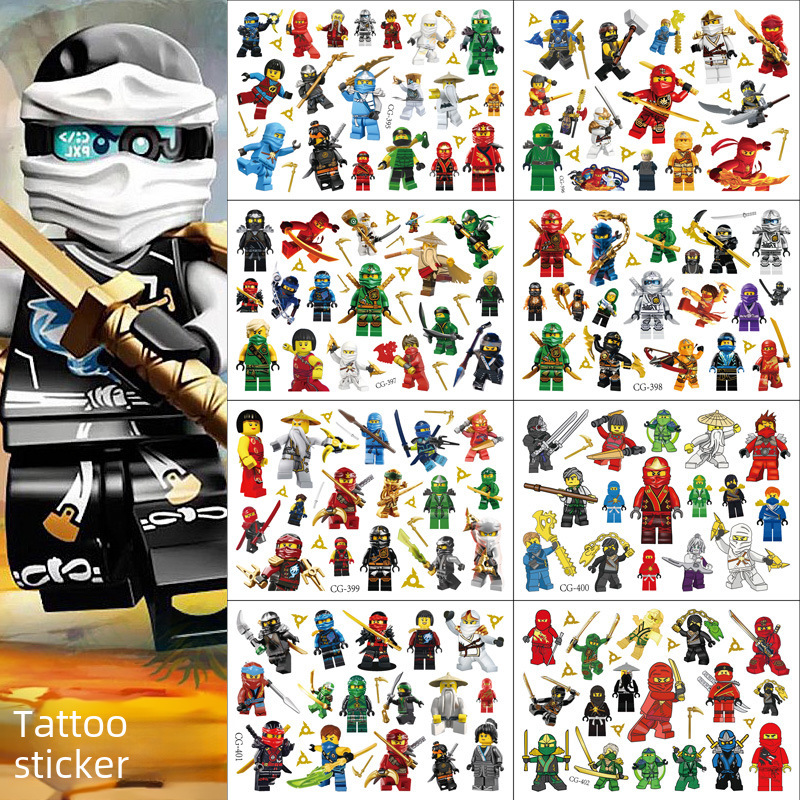 Cartoon children's tattoo stickers