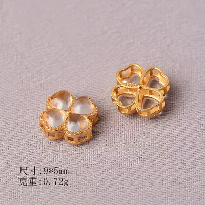 Zərgərlik ara hissələri – Ornaments Handmade Matching - four-leaf-clover-style