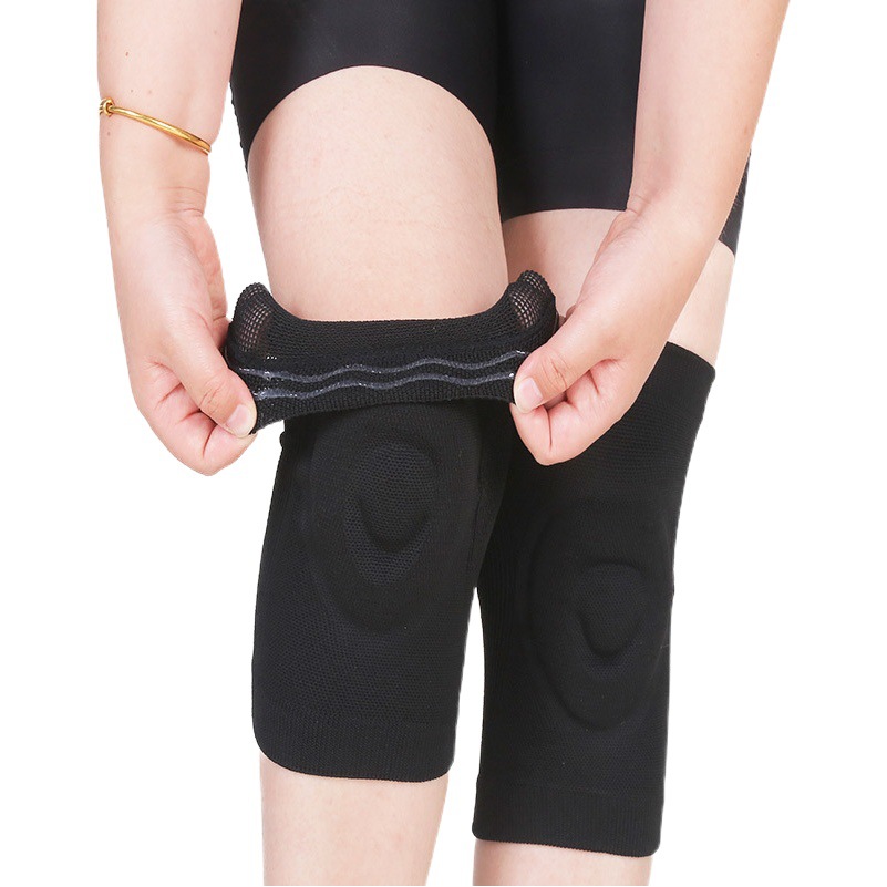 Thin Silicone Knee Pads, Shock-Absorbing Sports Knee Pads, Basketball, Football, Dance, Cycling, Pressurized Silicone Summer Sports Knee Pads