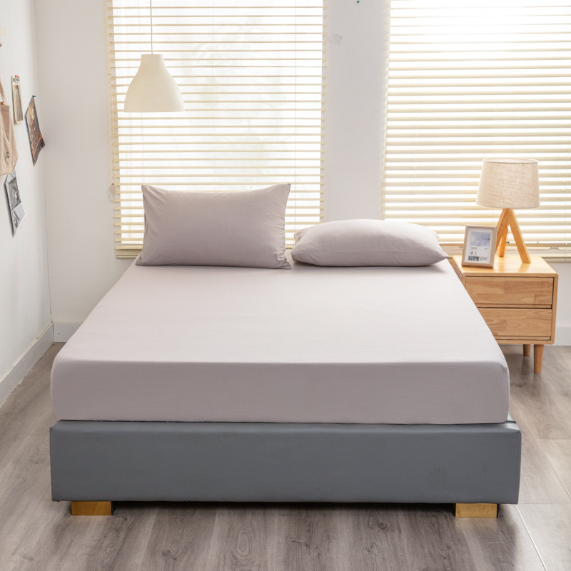 Nuevo 40 algodón lavado con agua cama de algodón sólido simple casa Simmons colchón cubierta de protección antideslizante cama de cama