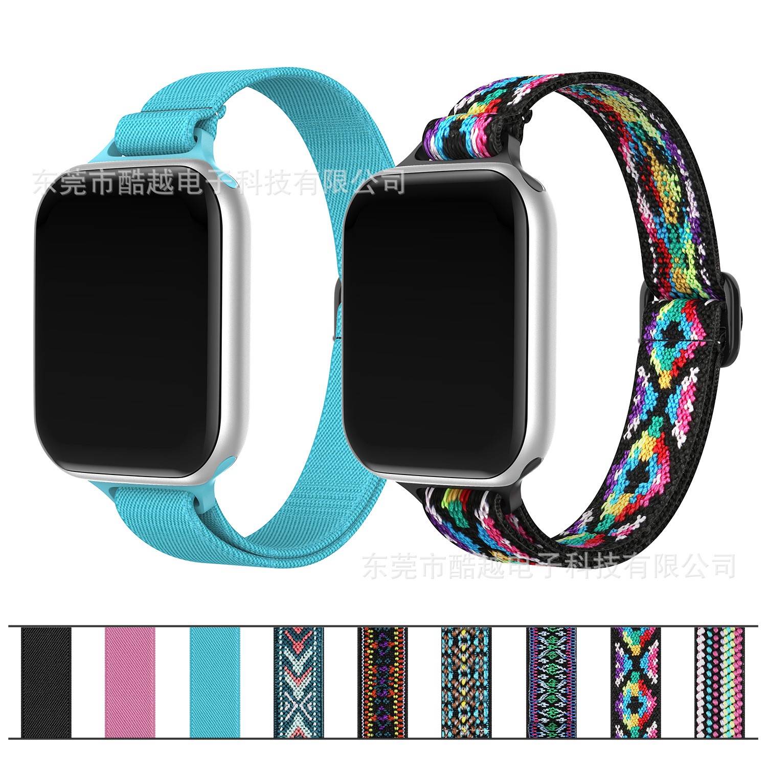 Applicable to apple nylon strap iWatch strap with expansion buckle…